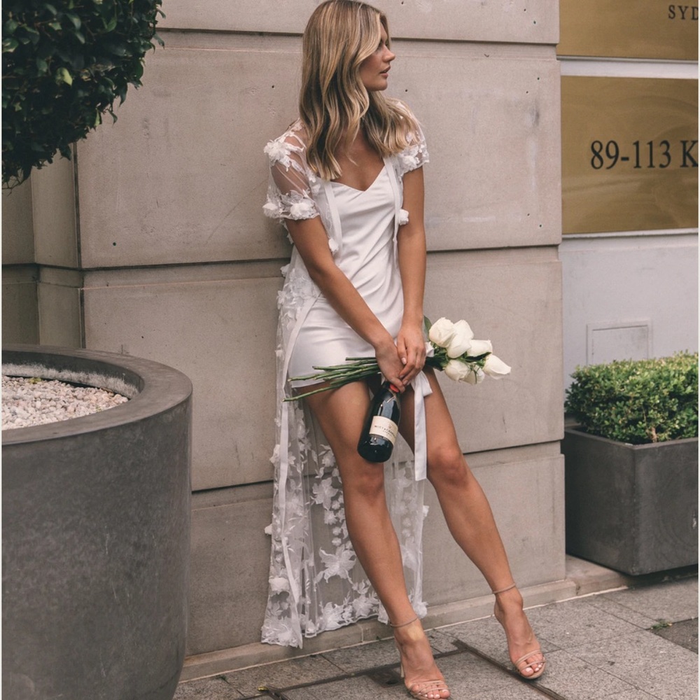 Le Rose - Evie Floral Lace Maxi w/ slip